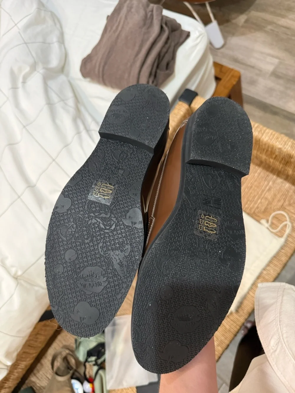 Wilde Chestnut + White Penny Loafer - Picture 3 of 5